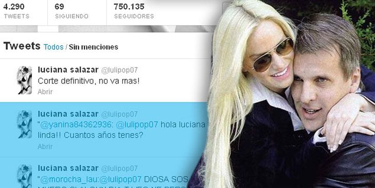 Luciana Salazar y su sugestivo Tweet. ¿Terminó su relación con Redrado?